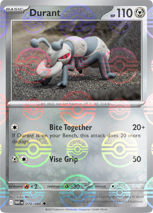 Durant (070/086) (Poke Ball Pattern) [Scarlet & Violet: White Flare] 