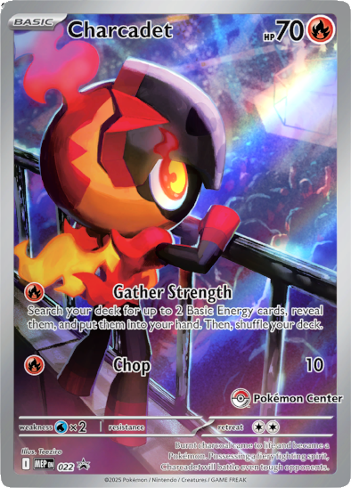 Charcadet (022) (Pokemon Center Exclusive) [Mega Evolution Promo]