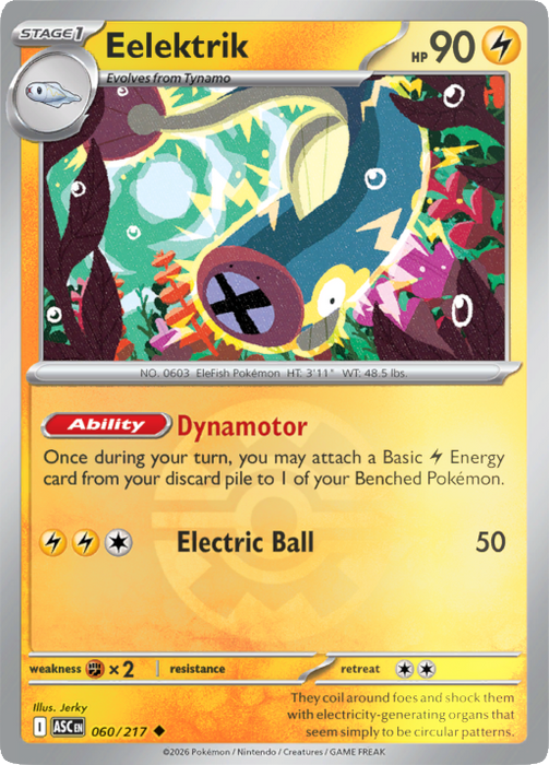 Eelektrik (Quick Ball) (060/217) [Mega Evolution: Ascended Heroes]