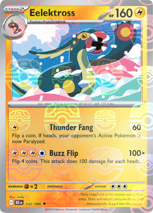 Eelektross (032/086) (Master Ball Pattern) [Scarlet & Violet: Black Bolt] 