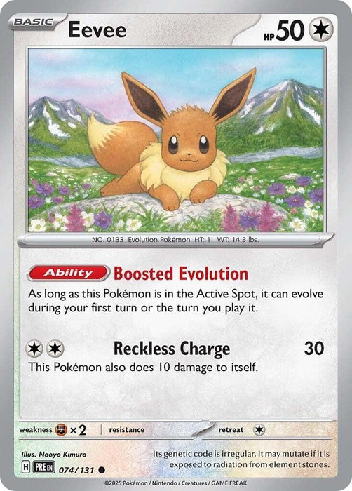 Eevee (074/131) [Scarlet & Violet: Prismatic Evolutions] 
