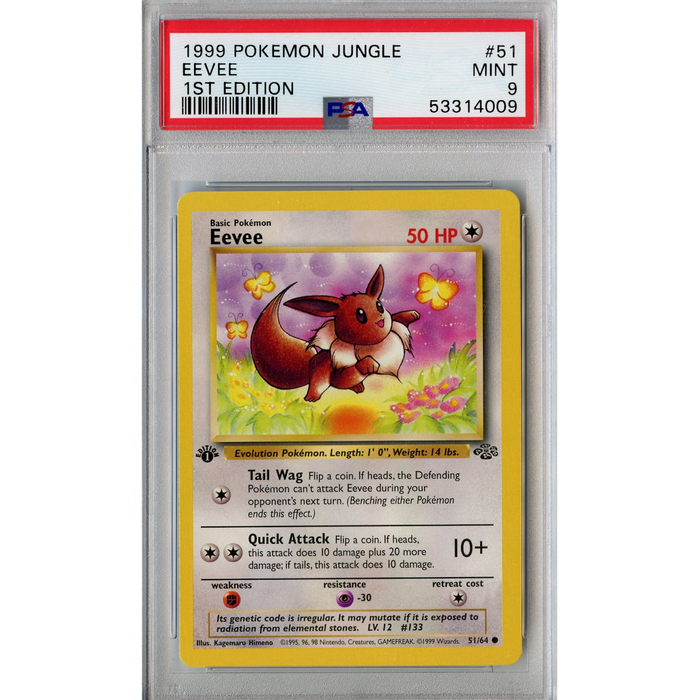 Eevee (51/64) - Common - Jungle 1st Edition [PSA 9] 