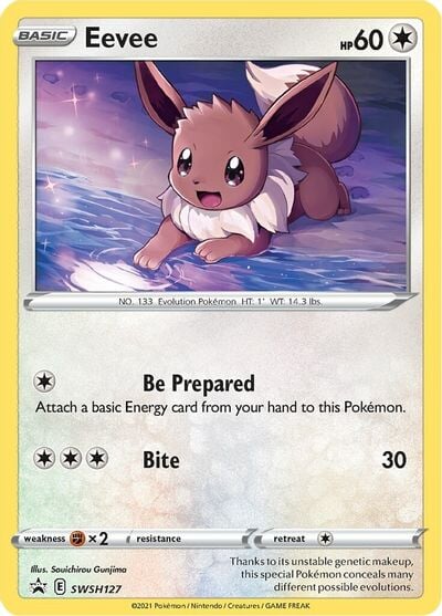 Eevee (SWSH127) [Sword & Shield: Black Star Promos] 