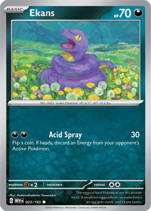 Ekans (023/165) [Scarlet & Violet: 151] 
