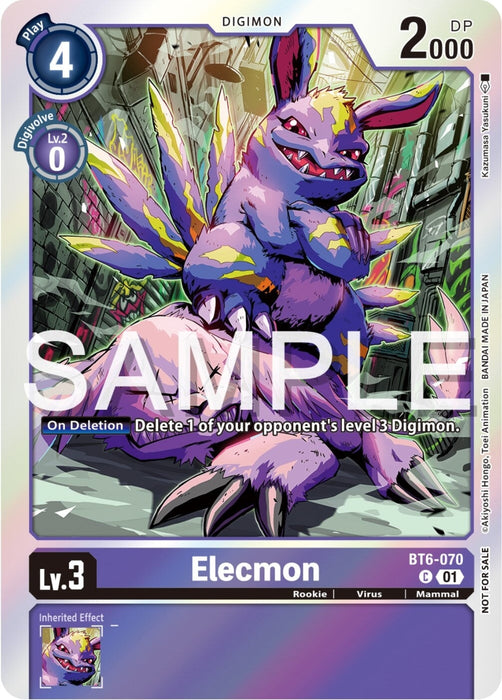 Elecmon (Official Tournament Pack Vol.12) (BT6-070 C) 