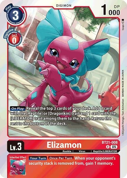 Elizamon (BT21-008 R) 