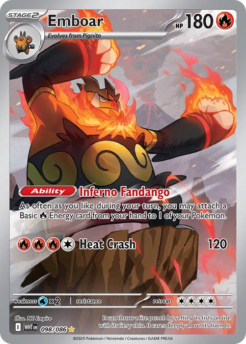 Emboar (098/086) [Scarlet & Violet: White Flare] 