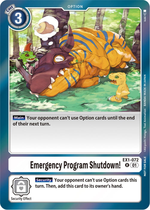 Emergency Program Shutdown! (Blast Ace Double Pack Set) (EX1-072 R) 