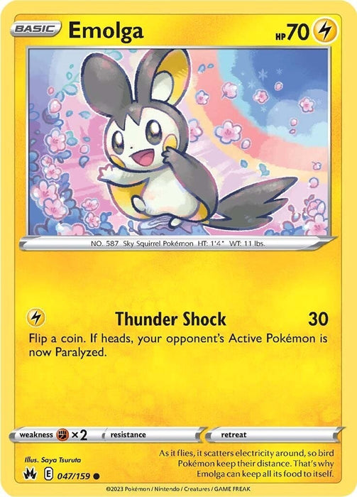 Emolga (047/159) [Crown Zenith] 
