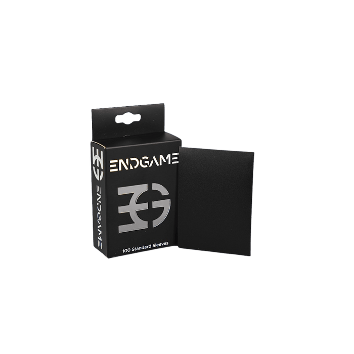 ENDGAME Sleeves - Standard Size (100) Obsidian Black 