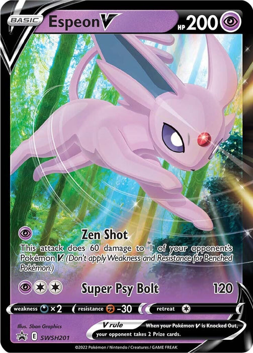 Espeon V (SWSH201) [Sword & Shield: Black Star Promos] 