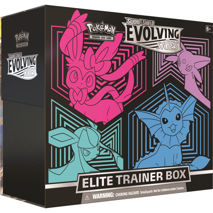 Evolving Skies Elite Trainer Box (ETB) Slyveon, Glaceon, Vaporeon, Espeon 