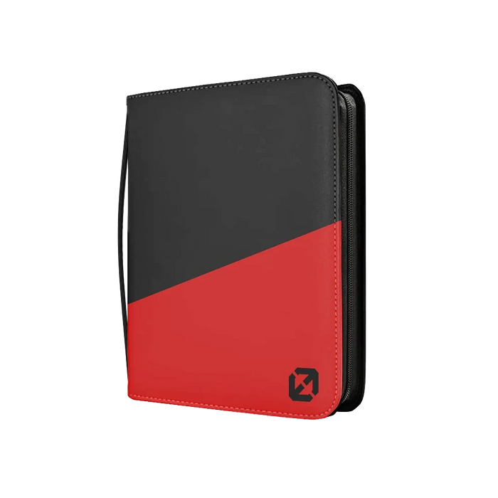 EVORETRO Top Loader Binder 3x3 (216 Cards) Black-Red 