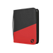 EVORETRO Top Loader Binder 3x3 (216 Cards) Black-Red 