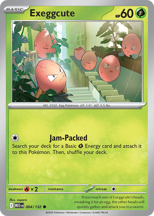 Exeggcute (004/132) [Mega Evolution: Base Set] 