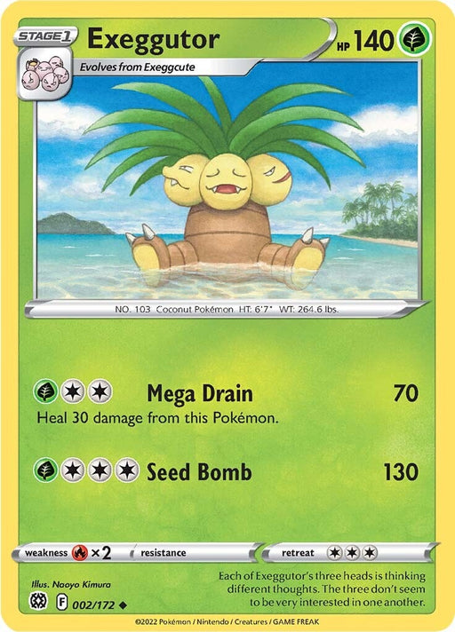 Exeggutor (002/172) [Sword & Shield: Brilliant Stars] 