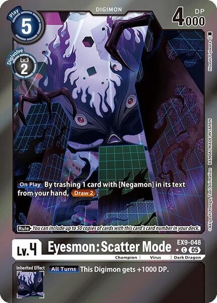 Eyesmon: Scatter Mode (Limited Foil) (EX9-048 C) 