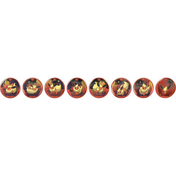 Pokemon Shanghai - Eevee Evolutions Button Badge Collection
