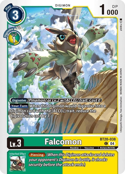 Falcomon (#BT20-038 C) (Release Special Booster 2.5) Near Mint 