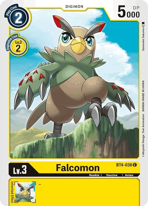 Falcomon (#BT4-036 C) (Great Legend) Near Mint 