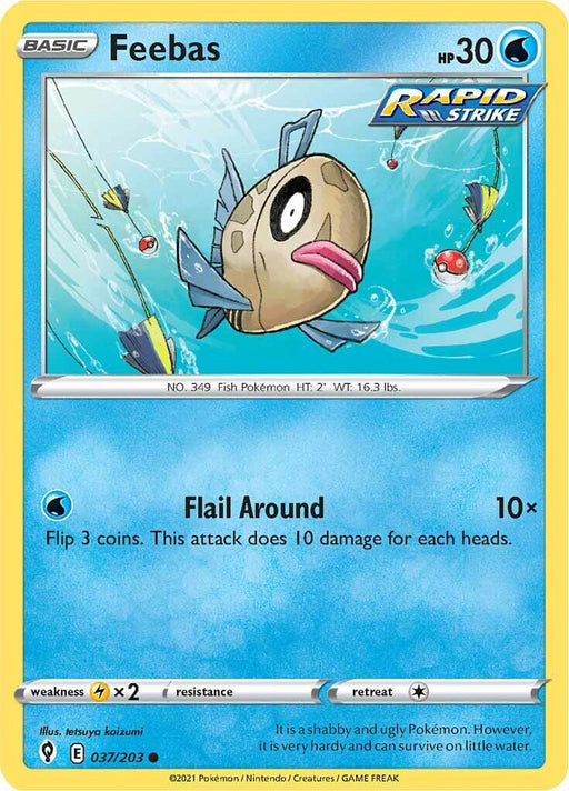 Feebas (037/203) [Sword & Shield: Evolving Skies] 