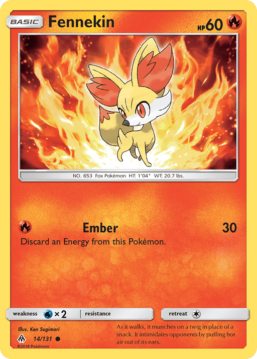 Fennekin (14) [SM - Forbidden Light] 