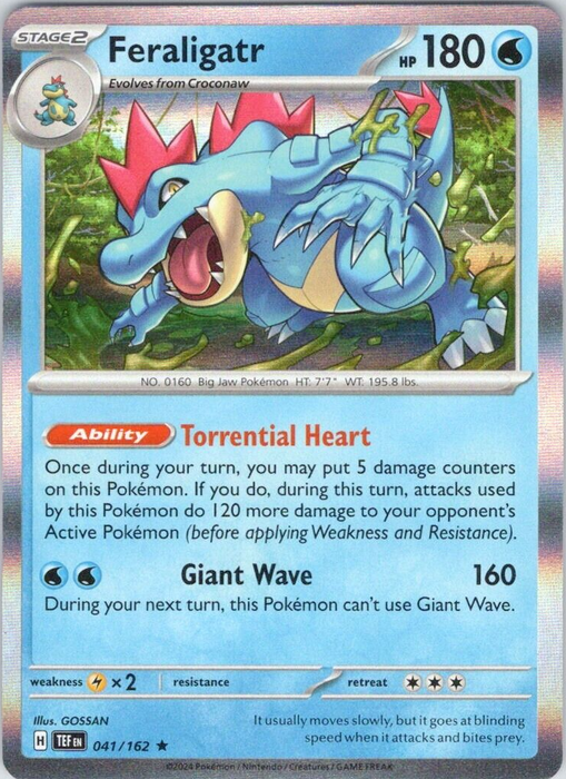 Feraligatr (041/162) [Scarlet & Violet: Temporal Forces] 