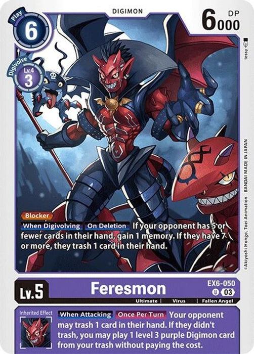 Feresmon (#EX6-050 U) (Infernal Ascension) Near Mint 