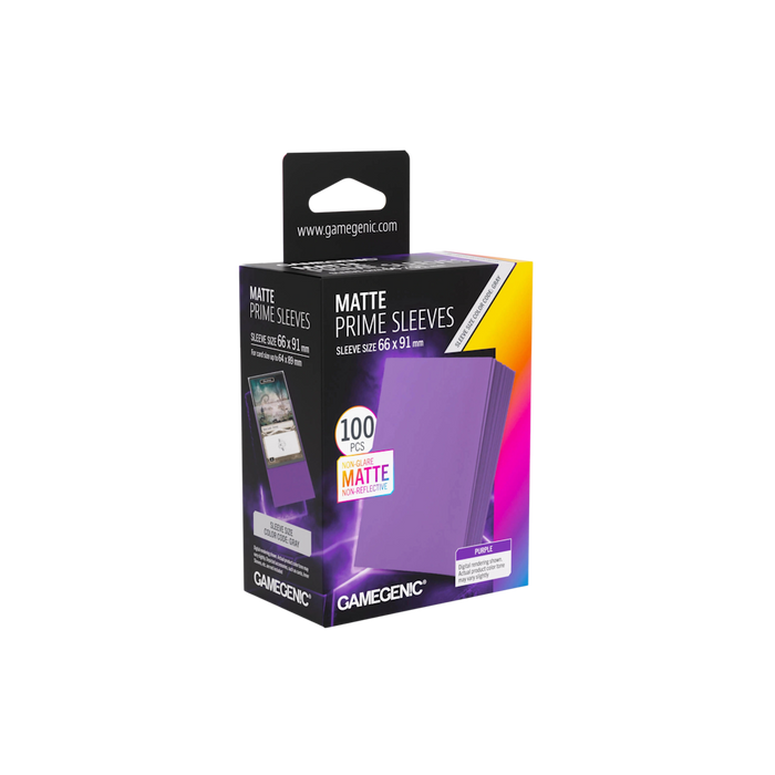 Gamegenic Matte Prime Sleeves - Purple - Standard Size (100)