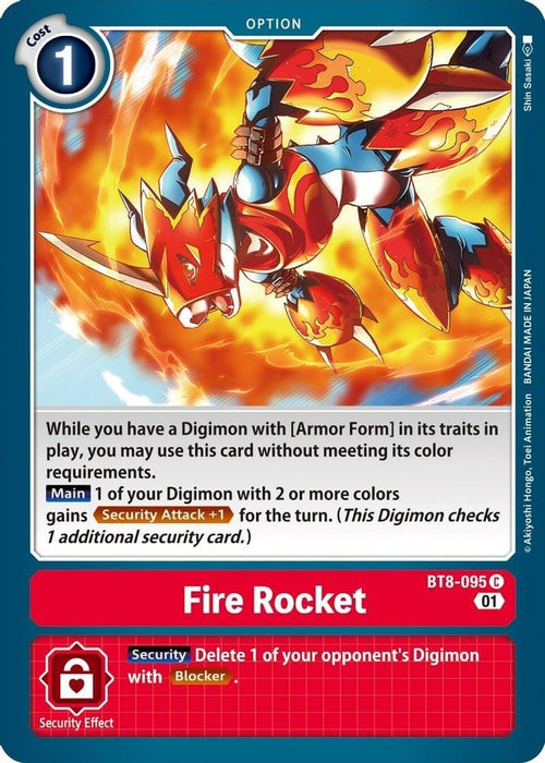 Fire Rocket (#BT8-095 C) (New Awakening) Near Mint 