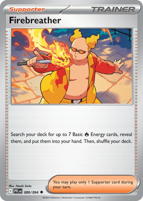 Firebreather (089/094) [Mega Evolution: Phantasmal Flames] 