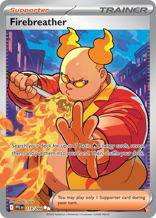 Firebreather (119/094) [Mega Evolution: Phantasmal Flames] 