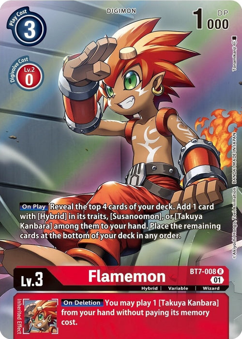 Flamemon (Alternate Art) (BT7-008 R) 
