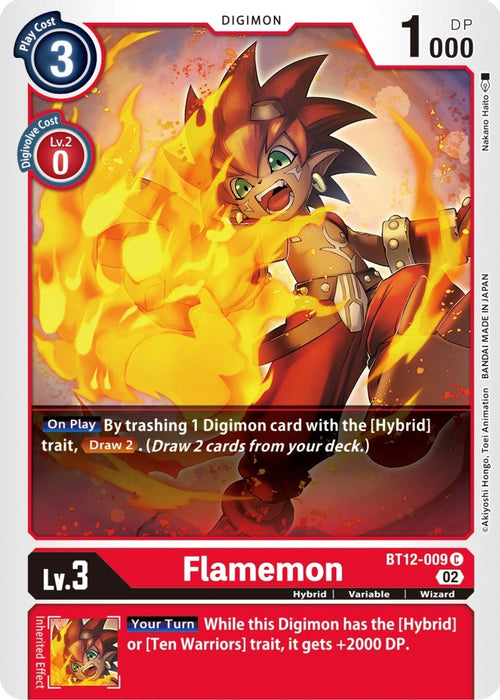 Flamemon (BT12-009 C) 