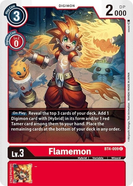 Flamemon (BT4-009 C) 