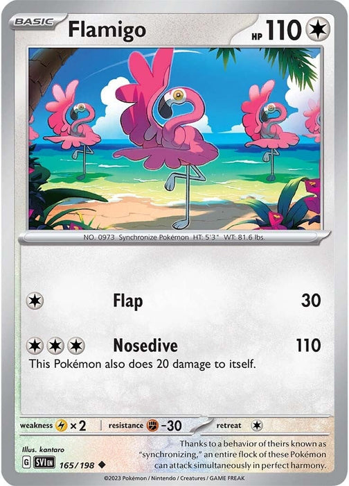 Flamigo (165/198) [Scarlet & Violet: Base Set] 