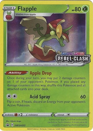Flapple (Prerelease Promo) (SWSH022) [Sword & Shield: Black Star Promos] 