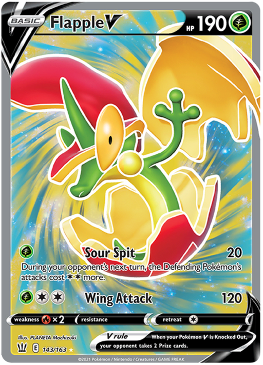 Flapple V (Full Art) [SWSH05: Battle Styles] 