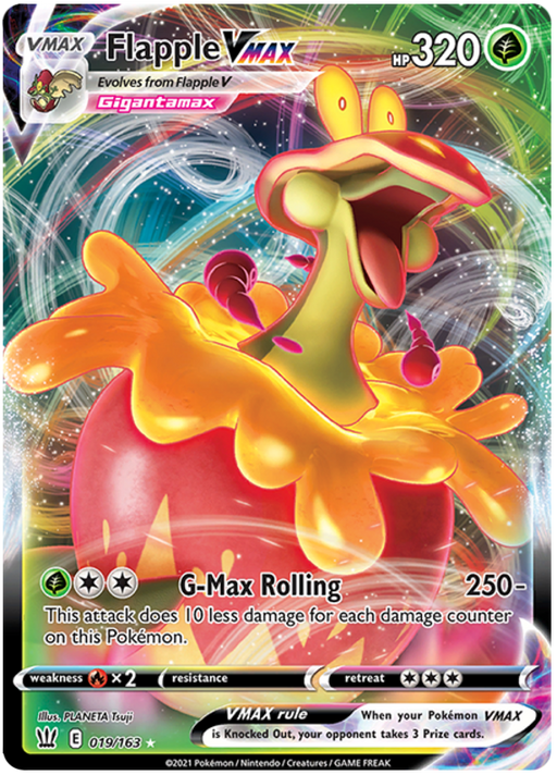 Flapple VMAX (019/163) [Sword & Shield: Battle Styles] 