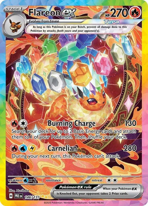 Flareon ex (146/131) [Scarlet & Violet: Prismatic Evolutions] 