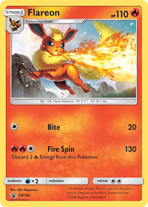 Flareon (SM186) [Sun & Moon: Black Star Promos] 