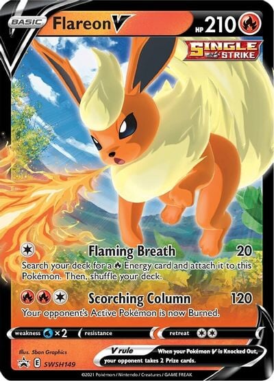Flareon V (SWSH149) [Sword & Shield: Black Star Promos] 