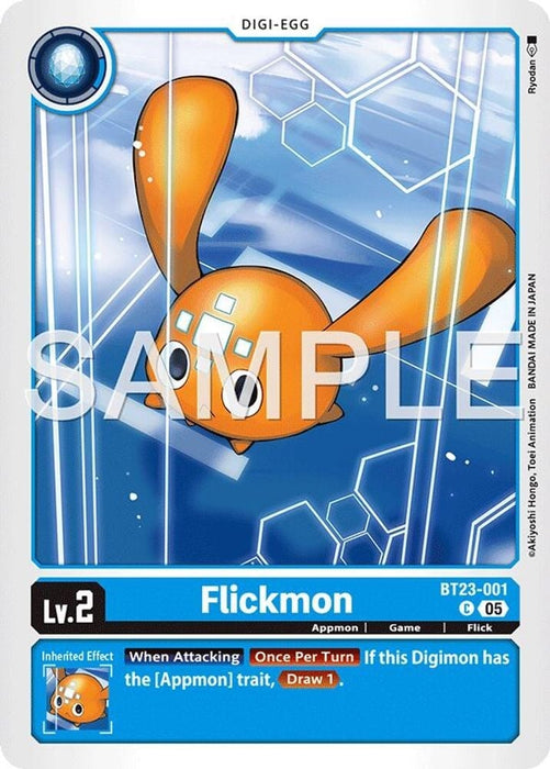 Flickmon (#BT23-001 C) (Hackers' Slumber) Near Mint 
