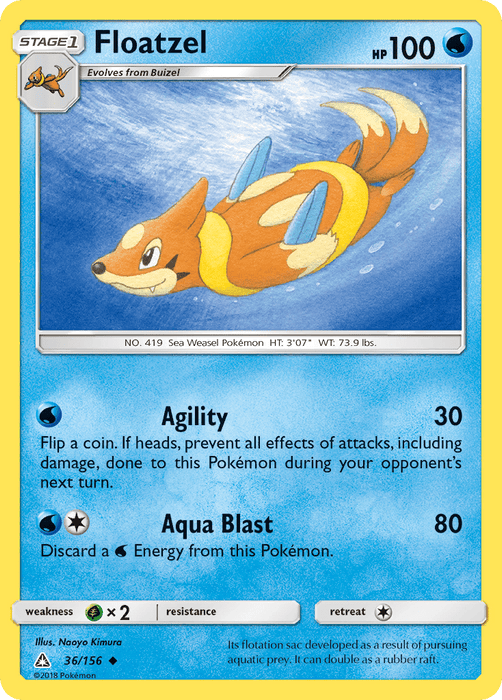 Floatzel [SM - Ultra Prism] 