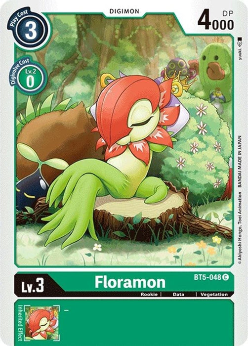Floramon (#BT5-048 C) (Battle of Omni) Near Mint 