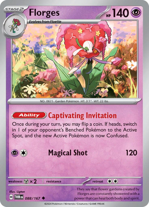 Florges (088/167) [Scarlet & Violet: Twilight Masquerade] 