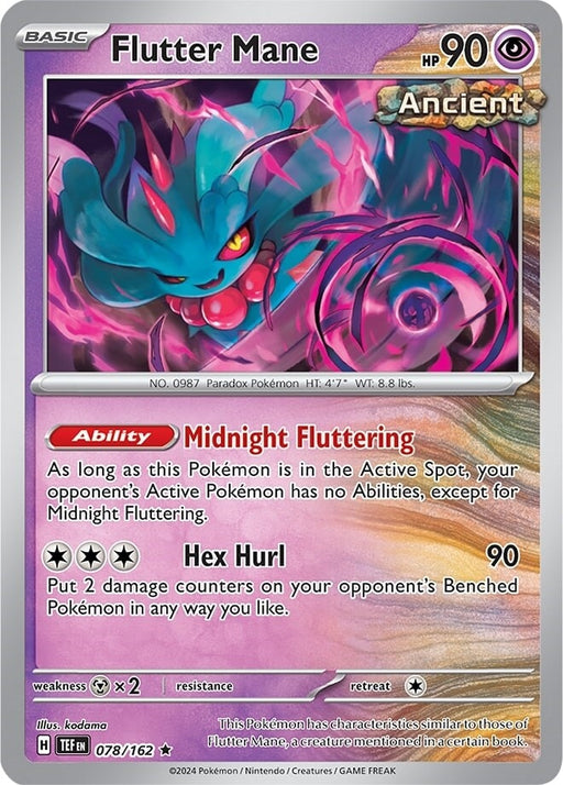 Flutter Mane (078/162) (Theme Deck Exclusive) [Scarlet & Violet: Temporal Forces] 