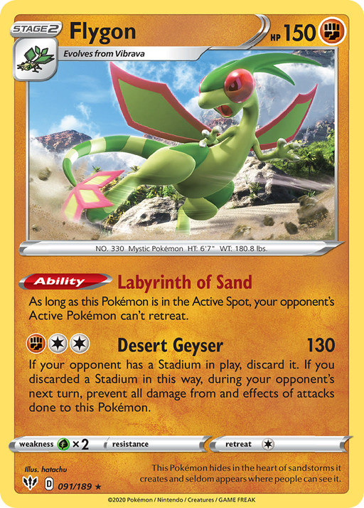 Flygon [SWSH03: Darkness Ablaze] 