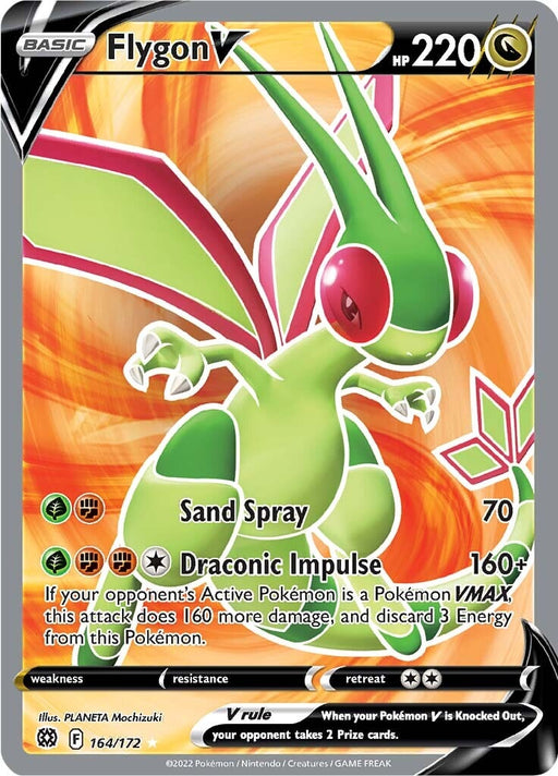 Flygon V (164/172) [Sword & Shield: Brilliant Stars] 
