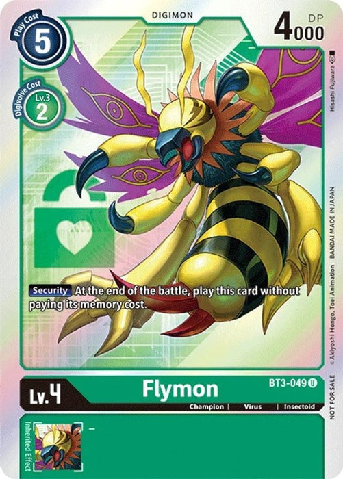 Flymon (Box Topper) (#BT3-049 U) (Release Special Booster 1.5) Near Mint Foil 